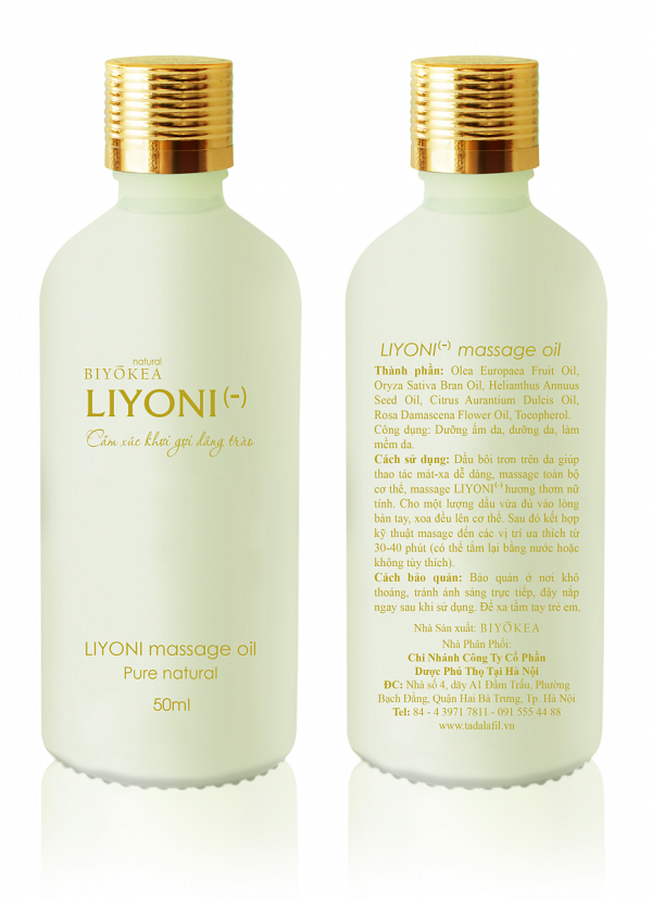 Sử dụng ngay dầu massage Liyoni để “1 người dùng, 2 người vui”!