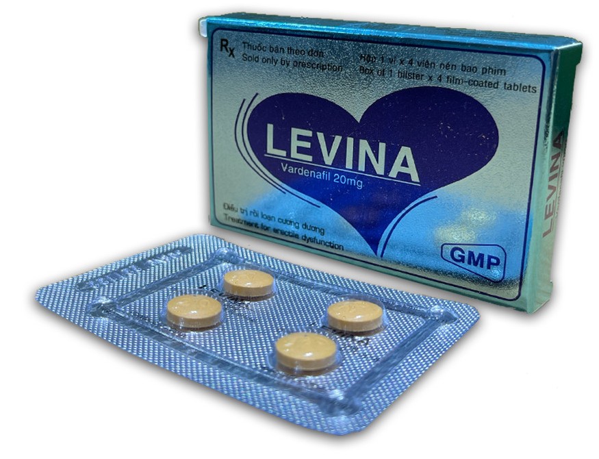 Levina 20mg - Giải pháp tối ưu trong điều trị rối loạn cương dương ở nam giới